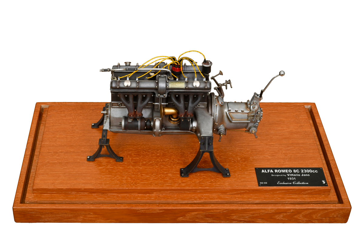 Engine Alfa Romeo 8C 2300cc (1931) 1/8