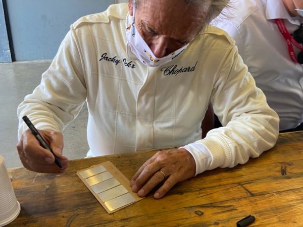 Jacky Ickx signed for Suberfactory Jacky Ickx signed for Suberfactory