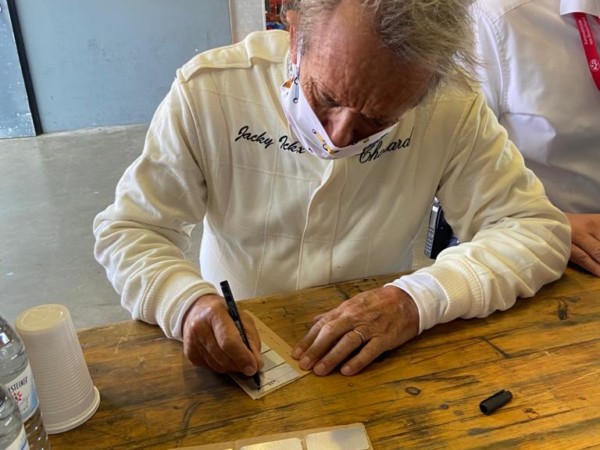 Jacky Ickx signed for Suberfactory Jacky Ickx signed for Suberfactory