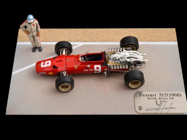 Ferrari 312 (1968) 1/43 South Africa GP - Jacky Ickx Ferrari 312 (1968) 1/43 South Africa GP - Jacky Ickx