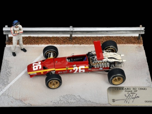 Ferrari 312 (1968) 1/43 French GP - Jacky Ickx Ferrari 312 (1968) 1/43 French GP - Jacky Ickx