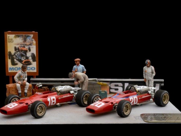 Ferrari 312 (1967) 1/43 Monaco GP - Bandini & Amon Ferrari 312 (1967) 1/43 Monaco GP - Bandini & Amon