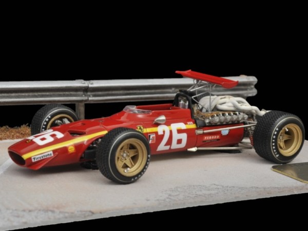 Ferrari 312 (1968) 1/43 French GP - Jacky Ickx Ferrari 312 (1968) 1/43 French GP - Jacky Ickx