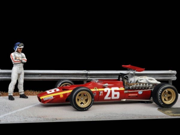 Ferrari 312 (1968) 1/43 French GP - Jacky Ickx Ferrari 312 (1968) 1/43 French GP - Jacky Ickx