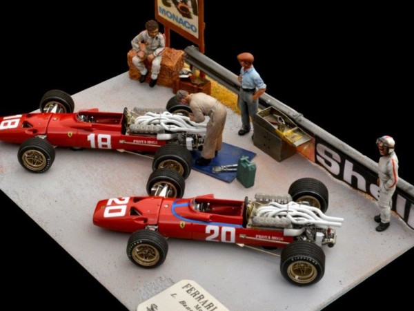 Ferrari 312 (1967) 1/43 Monaco GP - Bandini & Amon Ferrari 312 (1967) 1/43 Monaco GP - Bandini & Amon