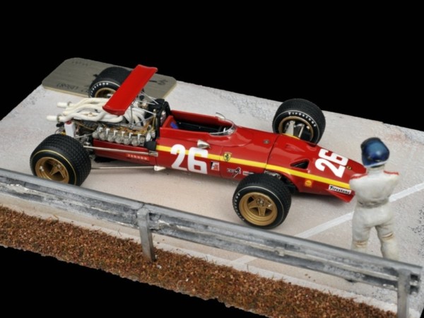 Ferrari 312 (1968) 1/43 French GP - Jacky Ickx Ferrari 312 (1968) 1/43 French GP - Jacky Ickx