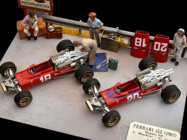 Ferrari 312 (1967) 1/43 Monaco GP - Bandini & Amon Ferrari 312 (1967) 1/43 Monaco GP - Bandini & Amon