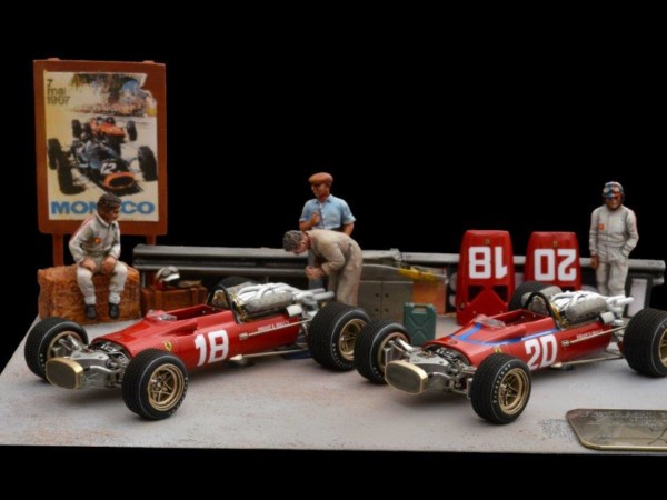 Ferrari 312 (1967) 1/43 Monaco GP - Bandini & Amon Ferrari 312 (1967) 1/43 Monaco GP - Bandini & Amon