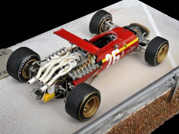 Ferrari 312 (1968) 1/43 French GP - Jacky Ickx Ferrari 312 (1968) 1/43 French GP - Jacky Ickx