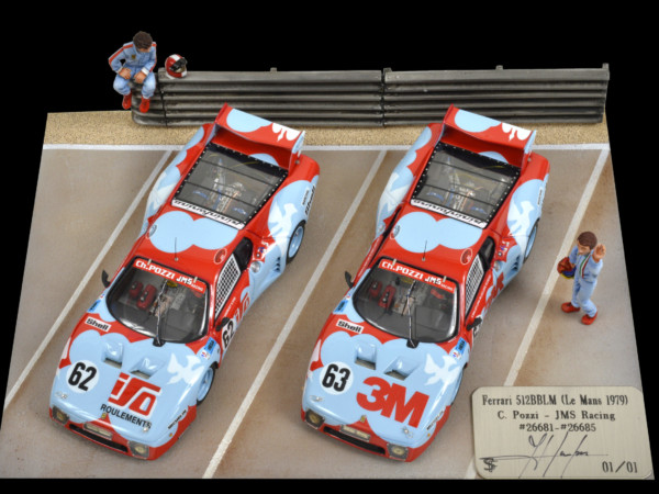Ferrari 512BBLM Le Mans 1979 Ferrari 512BBLM #61 (1979) 1/43 #62 #63 JMS Racing