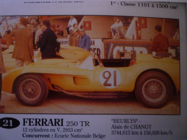 Ferrari 250 TR (1958) 1/43 #21 ecurie Franco Ferrari 250 TR (1958) 1/43 #21 ecurie Franco